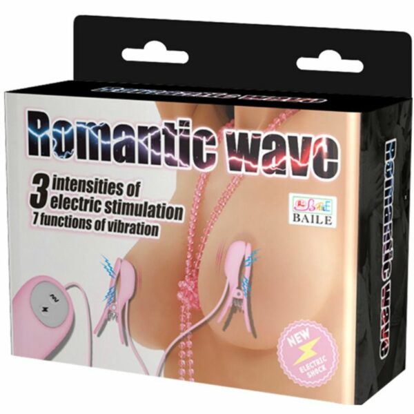 BAILE - ROMANTIC WAVE PINZAS CON VIBRACION Y ELECTROSHOCK - Image 9