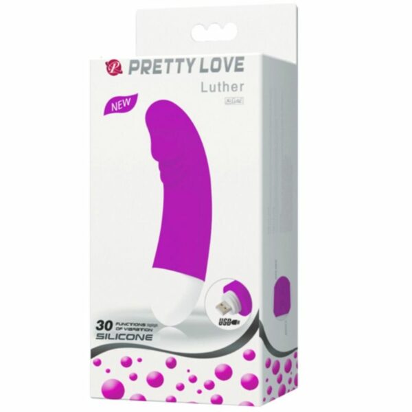 PRETTY LOVE - LUTHER MINI VIBRADOR 30 MODOS VIBRACION - Imagen 9