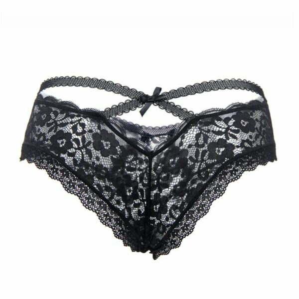 QUEEN LINGERIE - PANTIES DE ENCAJE FLORAL S/M - Imagen 4