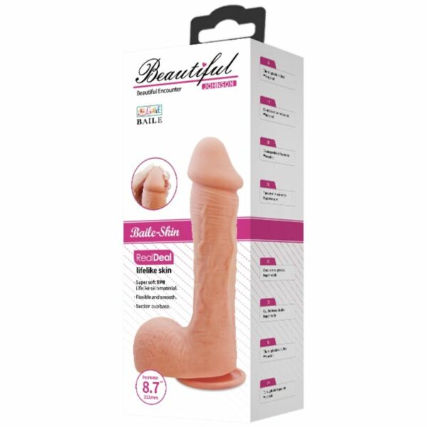 BAILE - DILDO JOHNSON PIEL REALISTA 22 CM - Image 13