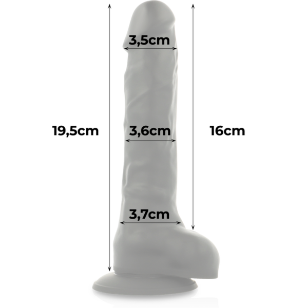 COCK MILLER - ARNES + SILICONA DENSITY ARTICULABLE COCKSIL NEGRO 19,5 CM - Imagen 10