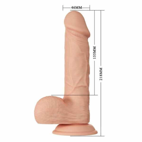 BAILE - BEAUTIFUL ENCOUNTER BAHAMUT DILDO REALISTICO FLEXIBLE 21.8 CM NATURAL - Image 6