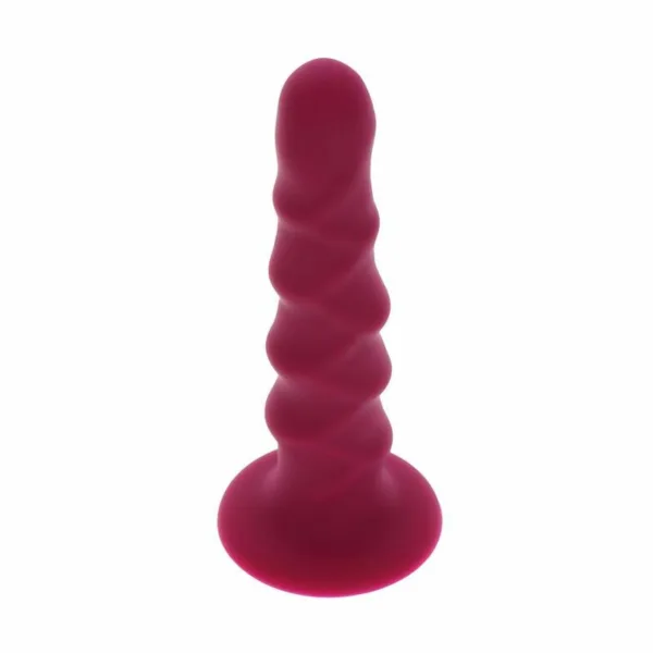 GET REAL - RIBBED DONG 12 CM ROJO - Imagen 3