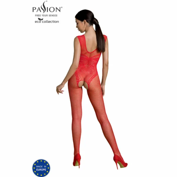 PASSION - ECO COLLECTION BODYSTOCKING ECO BS003 ROJO - Image 2