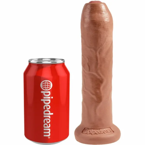 KING COCK - PENE REALISTICO CON PREPUCIO 17.8 CM CARAMELO - Imagen 2