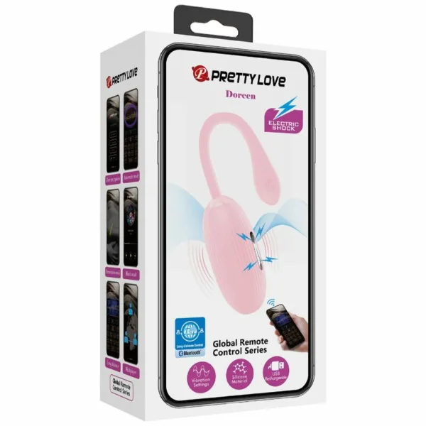 PRETTY LOVE - DOREEN HUEVO VIBRADOR RECARGABLE ROSA - Imagen 12