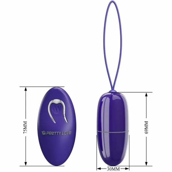 PRETTY LOVE - SELKIE YOUTH MINI HUEVO VIBRADOR CONTROL REMOTO VIOLETA - Image 5