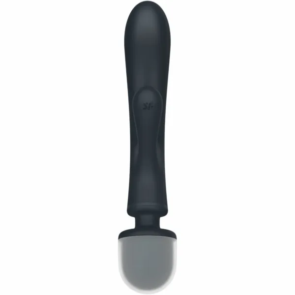 SATISFYER - TRIPLE LOVER MASAJEADOR VIBRADOR RABBIT GRIS - Image 4