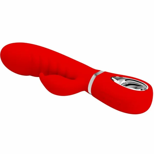 PRETTY LOVE - PRESCOTT VIBRADOR PUNTO G MULTIFUNCIÓN ROJO - Image 3