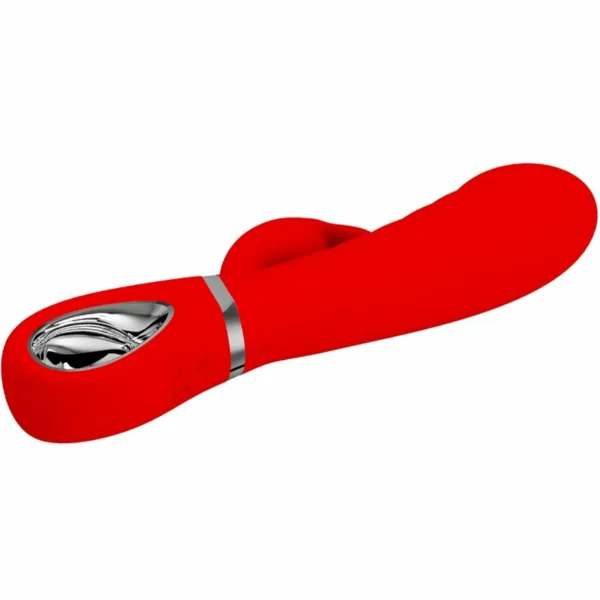 PRETTY LOVE - PRESCOTT VIBRADOR PUNTO G MULTIFUNCIÓN ROJO - Image 4