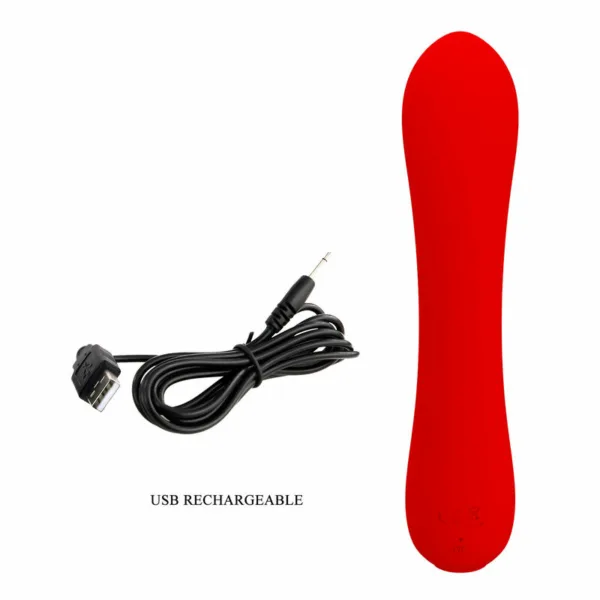 PRETTY LOVE - PRESCOTT VIBRADOR RECARGABLE ROJO - Image 8