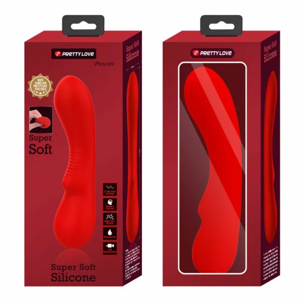 PRETTY LOVE - PRESCOTT VIBRADOR RECARGABLE ROJO - Image 9