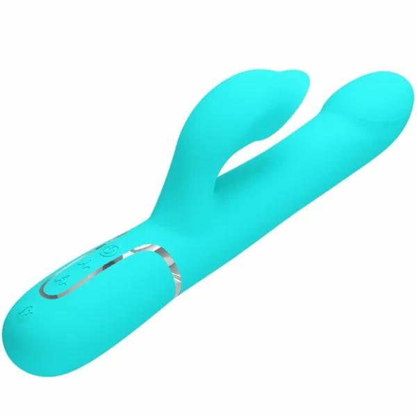 PRETTY LOVE - VIBRADOR RABBIT PERLAS VERDE AGUA - Image 3