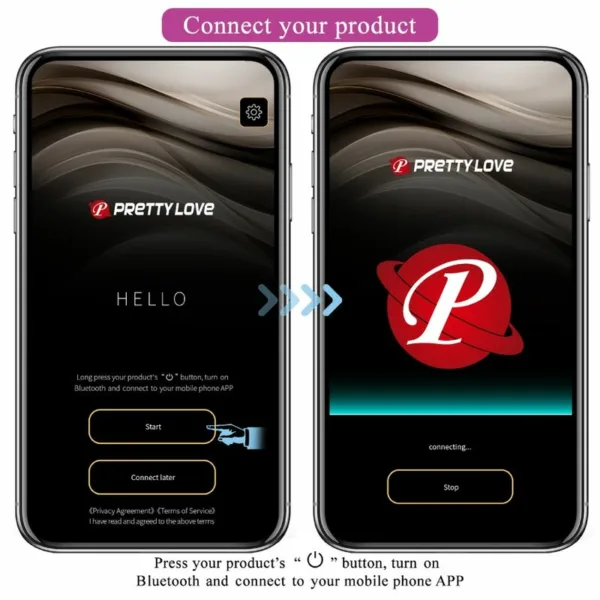 PRETTY LOVE - NYMPH HUEVO VIBRADOR CONTROLADO POR APP LILA - Image 12