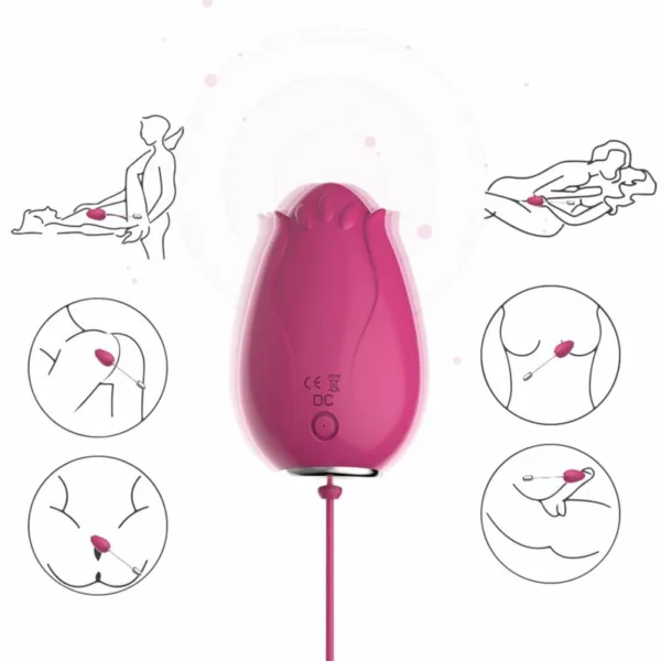 ARMONY - MANDALA HUEVO VIBRADOR PUNTO G CONTROL REMOTO FUCSIA - Imagen 4