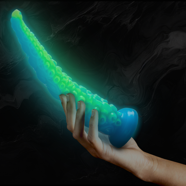 EPIC - SCYLLA DILDO TENTÁCULO FINO FLUORESCENTE TAMAÑO GRANDE - Imagen 7