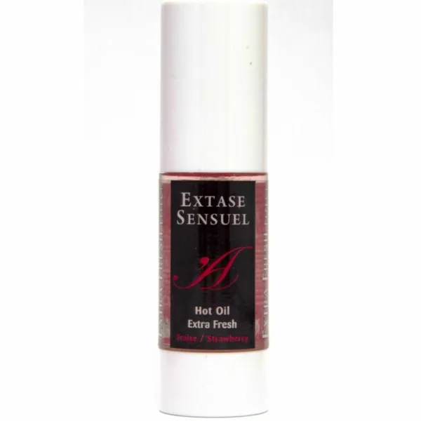 EXTASE SENSUAL - ACEITE MASAJE EFECTO EXTRA FRESH FRESA 30 ML - Image 2