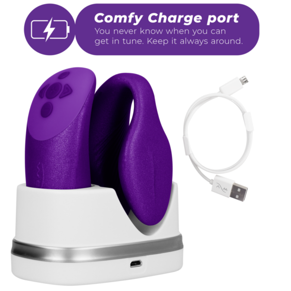 WE-VIBE - CHORUS VIBRADOR PAREJAS CON CONTROL SQUEEZE LILA - Imagen 5