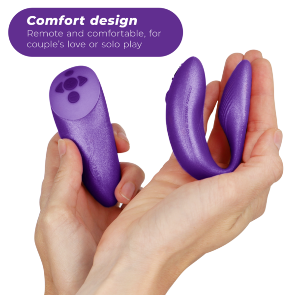 WE-VIBE - CHORUS VIBRADOR PAREJAS CON CONTROL SQUEEZE LILA - Imagen 3